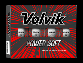 VOLVIK Power Soft golfové míčky - bílé (12 ks)
