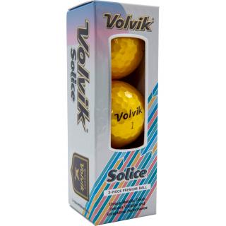 VOLVIK Solice golfové míčky zlaté (3 ks)