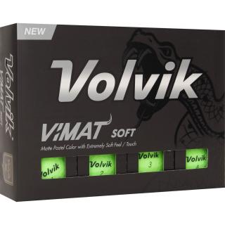 VOLVIK Vimat Soft golfové míčky - zelené (12 ks)