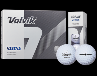 VOLVIK Vista 3 golfové míčky (12 ks)