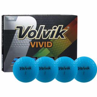VOLVIK Vivid golfové míčky - modré (12 ks)