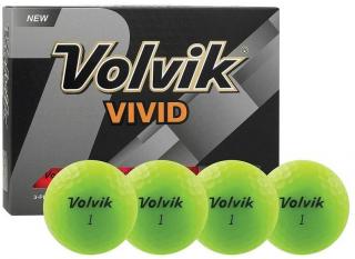 VOLVIK Vivid golfové míčky - zelené (12 ks)