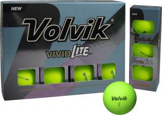 VOLVIK Vivid Lite golfové míčky - limetkově zelené (12 ks)
