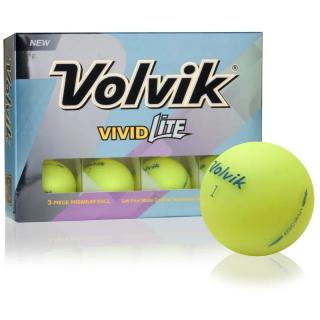 VOLVIK Vivid Lite golfové míčky - žluté (12 ks)