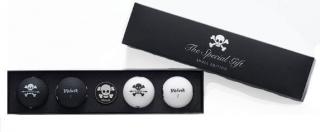 VOLVIK Vivid Skull Edition dárkové balení golfových míčků