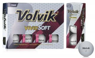 VOLVIK Vivid Soft golfové míčky (12 ks)