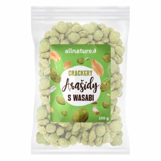 Allnature Arašídy wasabi - crackery 100 g