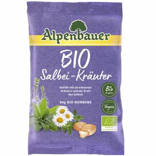 Alpenbauer BIO Přírodní bonbóny Šalvěj - bylinky 90 g