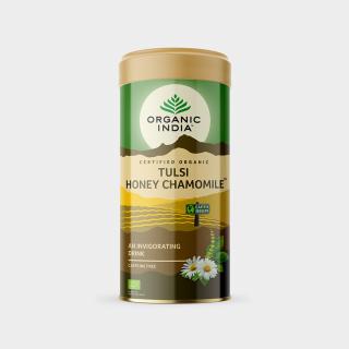 BIO Čaj Tulsi Med a heřmánek sáčkový sypaný 100g Organic India