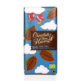 BIO hořká čokoláda Peru 80% 100g Chocolates from Heaven