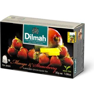 Čaj černý mango + jahoda 20sáčků DILMAH