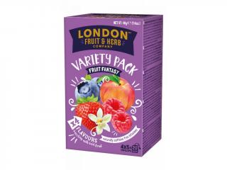 Čaj Fruit Fantasy variety pack - ovocná variace 20 sáčků London fruit and herbs