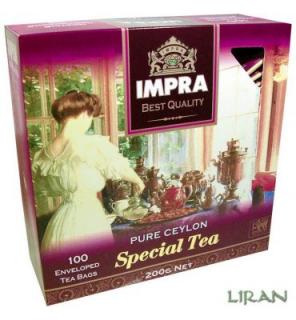 Čaj Impra Pure Ceylon Special Tea - černý čaj sáčkovy 100x2g