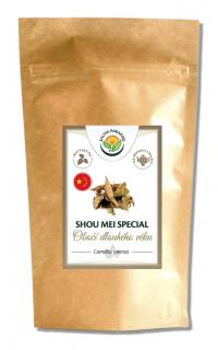 Čaj Shou mei special - Obočí dlouhého věku - zelený čaj sypaný 15g Salvia Paradise