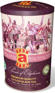 Čaj Tet a Tea Parade of Elephants - sypaný černý čaj v plechové krabičce 100g