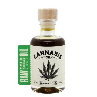 Cannabis Oil - RAW Konopný olej za studena lisovaný 100ml