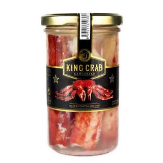 CHATKA KING CRAB Maso Kamčatského kraba 100% maso z noh ve skle 220g/165g