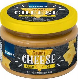 Creamy Cheese - dip sýrový s ementálem 245ml Edeka