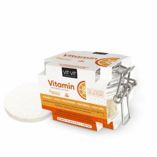 Diet Esthetic VIT VIT Rozjasňující pleťové čistící tampony s vitamínem C 50 ks