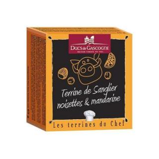 Ducs de Gascogne Kančí terina s lískovými oříšky a mandarinkou 65 g