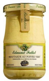 Edmond Fallot Dijonská hořčice se zeleným pepřem - ve skle 105g