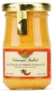 EDMOND FALLOT Hořčice s Espelette chilli paprikou - ve skle 105g