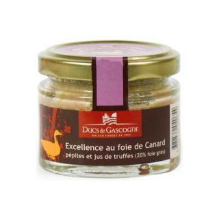 EXCELLENCE s lanýžem se 20% kachní Foie Gras ve skle 65g Ducs de Gascogne