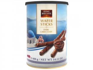 Feiny Biscuits Vaflové trubičky s krémem z hořké čokolády 400g plech