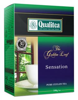Golden Leaf Sensation - černý čaj sypaný velkolistý 100g Qualitea