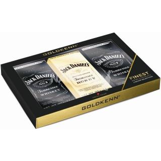 Goldkenn Selection Whisky Jack Daniels - mléčná čokoláda plněná whisky 3x100g (dárkové balení)