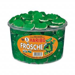Haribo Quaxi Fröschli - Želé bonbony žáby - dóza 150ks - 1050g
