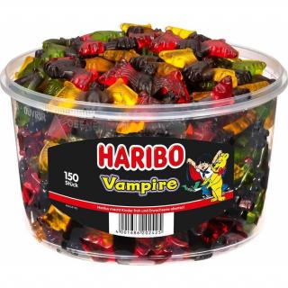 Haribo Vampires - Želé bonbony vampíři s lékořicí - dóza 150ks - 1200g