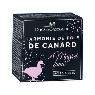 Harmonie z kachních Foie Gras 20% s uzenými kachními prsy 65g Ducs de Gascogne
