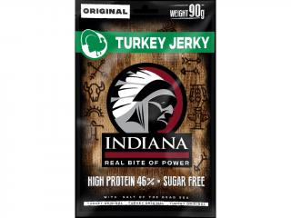 Indiana Jerky Turkey Original - Krůtí sušené maso 90g