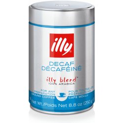 Káva Illy - bez kofeinu,mletá 250g dóza