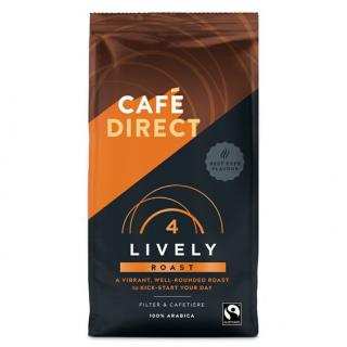 Káva Lively - mletá káva s tóny karamelu 227g Cafédirect - MINIMÁLNÍ TRVANLIVOST 08/09/2023