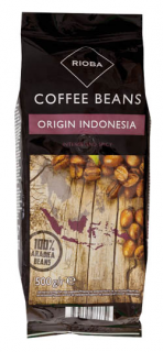 Káva Rioba Indonesia - zrnková 0,5 Kg