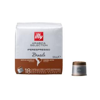 Kávové Kapsle Illy IperEspresso Arabica Selection Brasile - 18 ks