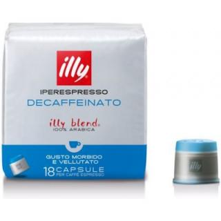Kávové Kapsle Illy IperEspresso Decaffeinato - bez kofeinu - 18 ks