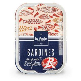 La Perle Francouzké sardinky - Label Rouge s Espelette paprikou 115g