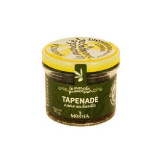 Meditea Tapenáda z černých oliv s bazalkou - ve skle 90g