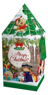 Merry Christmas - Domeček zelený - Vánoční zelený čaj 20x2g Liran