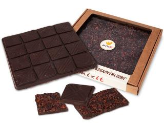 Mixit Čokoláda Hořká s kakaovými boby 0,25kg
