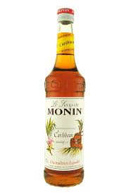 Monin Caribbean rum ( karibský rumový sirup)  0,7l