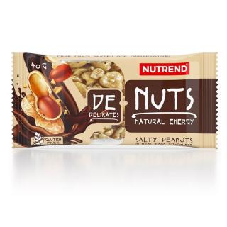 Nutrend DeNuts arašídy v hořké čokoládě 40 g