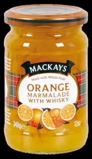 Orange Marmalade with Whisky - Pomerančová zavařenina s whisky 340g Mackays