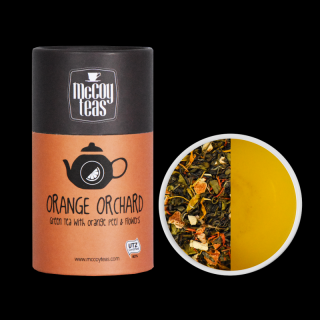 Orange Orchard - porcovaný zelený čaj s kousky pomeranče, ananasu a broskví10x2g McCoy teas