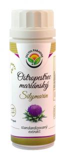 Ostropestřec - silymarin standardizovaný extrakt kapsle 100ks Salvia Paradise