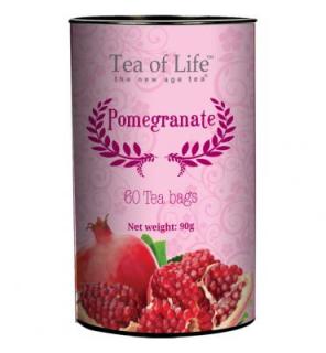 Pomegranate - černý čaj s granátovým jablkem 60ks Tea of Life