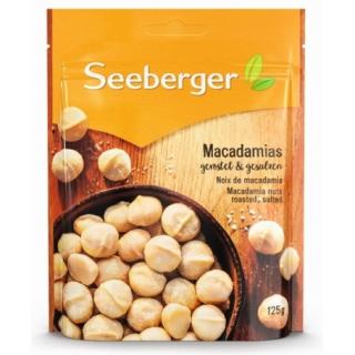 Seeberger Macadamia Nuts roasted and salted - Makadamiové ořechy pražené a solené 125g